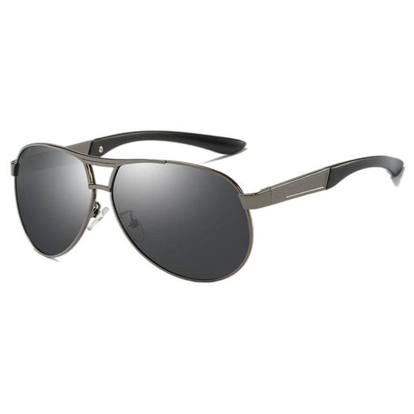 Unisex Metal Aviation Fashion Pilot Polarized Sunglasses