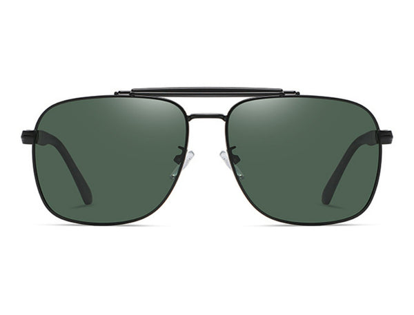 Vintage Square Men's Anti-Glare Driving Polarized Sunglasses