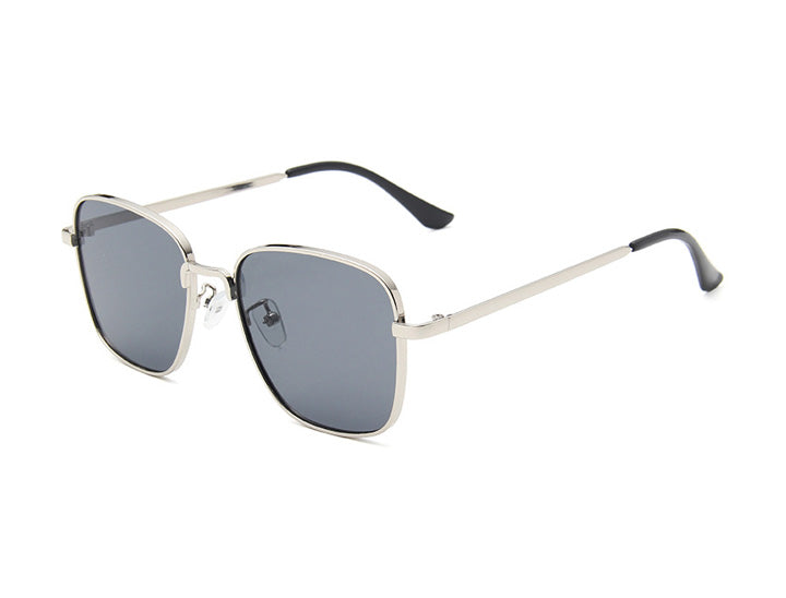 Vintage Square Metal Glasses Unisex Driving Sunglasses
