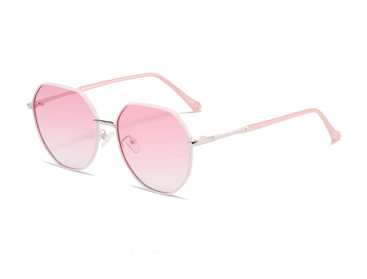 Fashion Polygon Women's Classic Retro Polarized Sunglasses