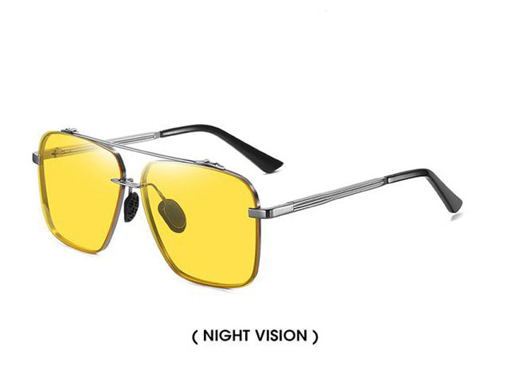 Fashion Shades Anti-Glare Men's Retro Polarized Sunglasses