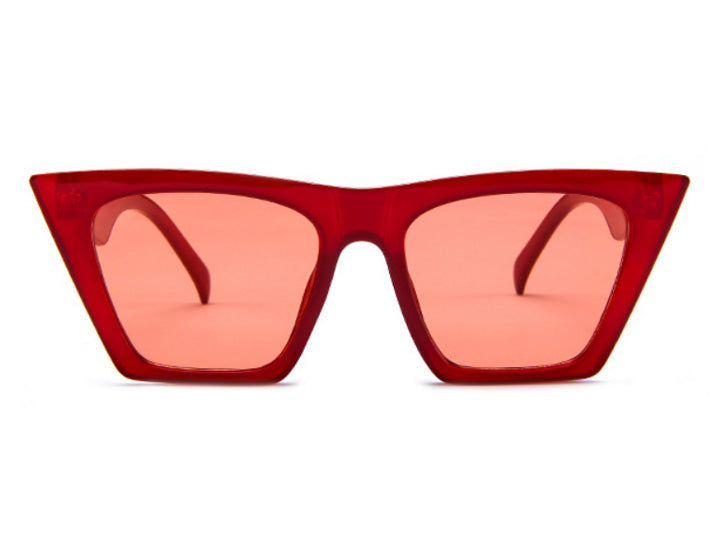 Unisex Fashion Square Cat Eye Vintage Sunglasses