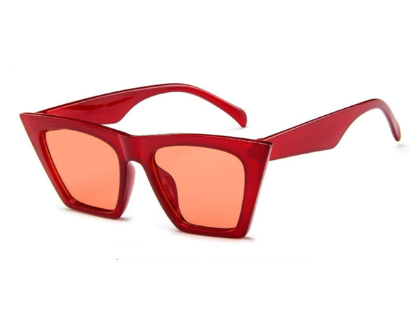 Unisex Fashion Square Cat Eye Vintage Sunglasses
