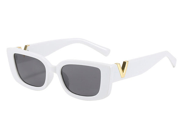 Women's Retro Rectangle Small Frame Classic Sunglasses