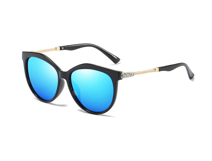 Fashion Rhinestone Design Cat Eye Women's Polarized Sunglasses