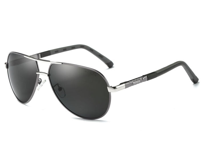 Loremikor Design Men's Aviator Metal Polarized Vintage Sunglasses