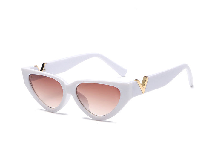 Women's Fashion Small Frame Cat-eye Sunglasses