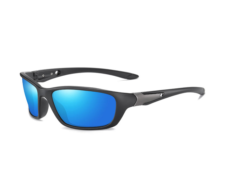 Square Color Mirror Polarized Driving Sports Unisex Sunglasses
