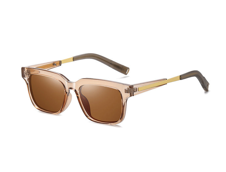 Fashion Design Vintage Square Unisex Polarized Sunglasses