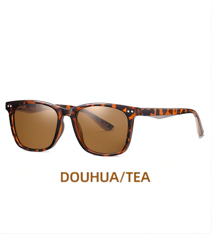 New Men's/Women's Square Vintage Polarized Sunglasses