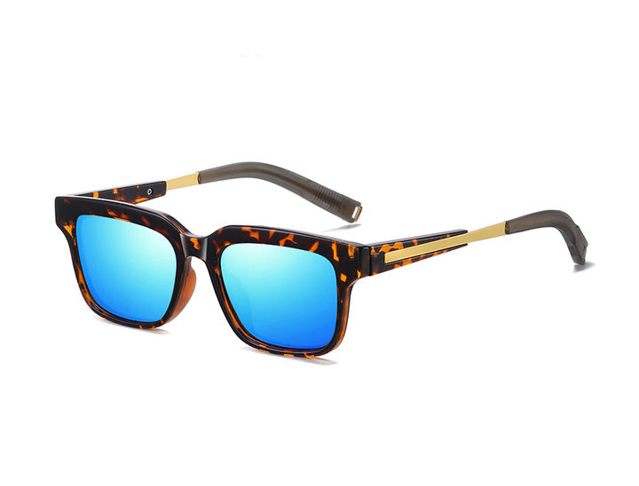 Fashion Design Vintage Square Unisex Polarized Sunglasses