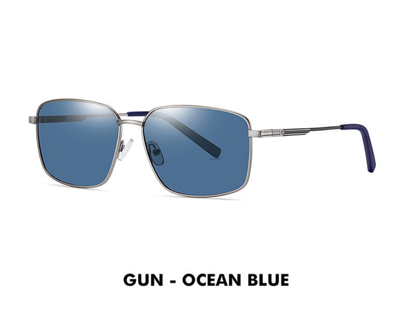 Vintage Design Anti-Glare Men's Square Polarized Sunglasses